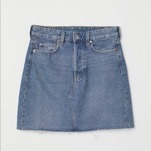 H&m denim skirt